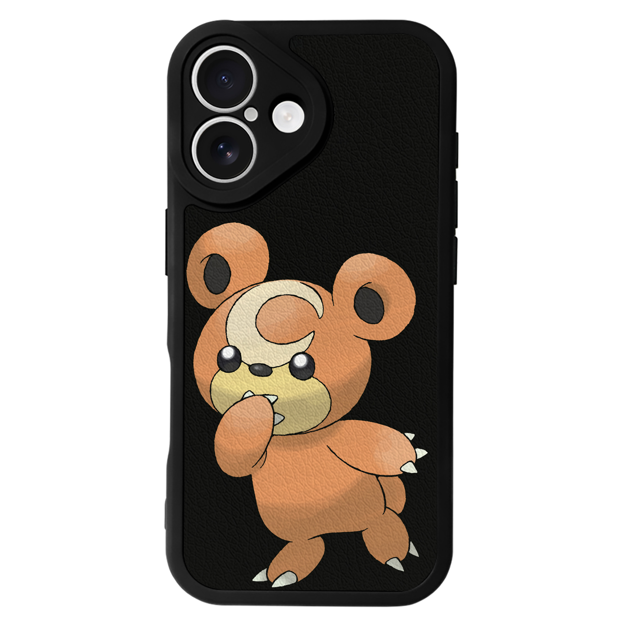 （画像用） ポケットモンスター Pokémon 【iPhone 16シリーズ対応】シリコンスマホケース（レザー調） 材質：シリコン